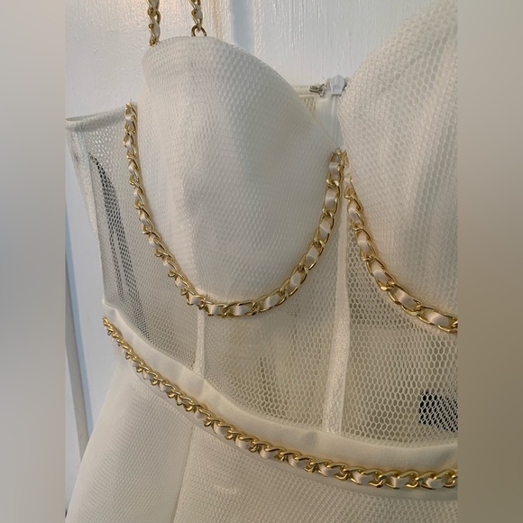 Mesh and gold dress - new with tags - Picture 4 of 15